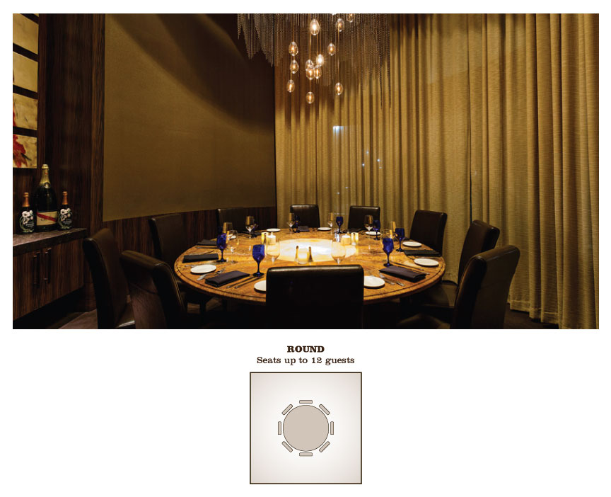 Signature Room, Seats up to 12 guests