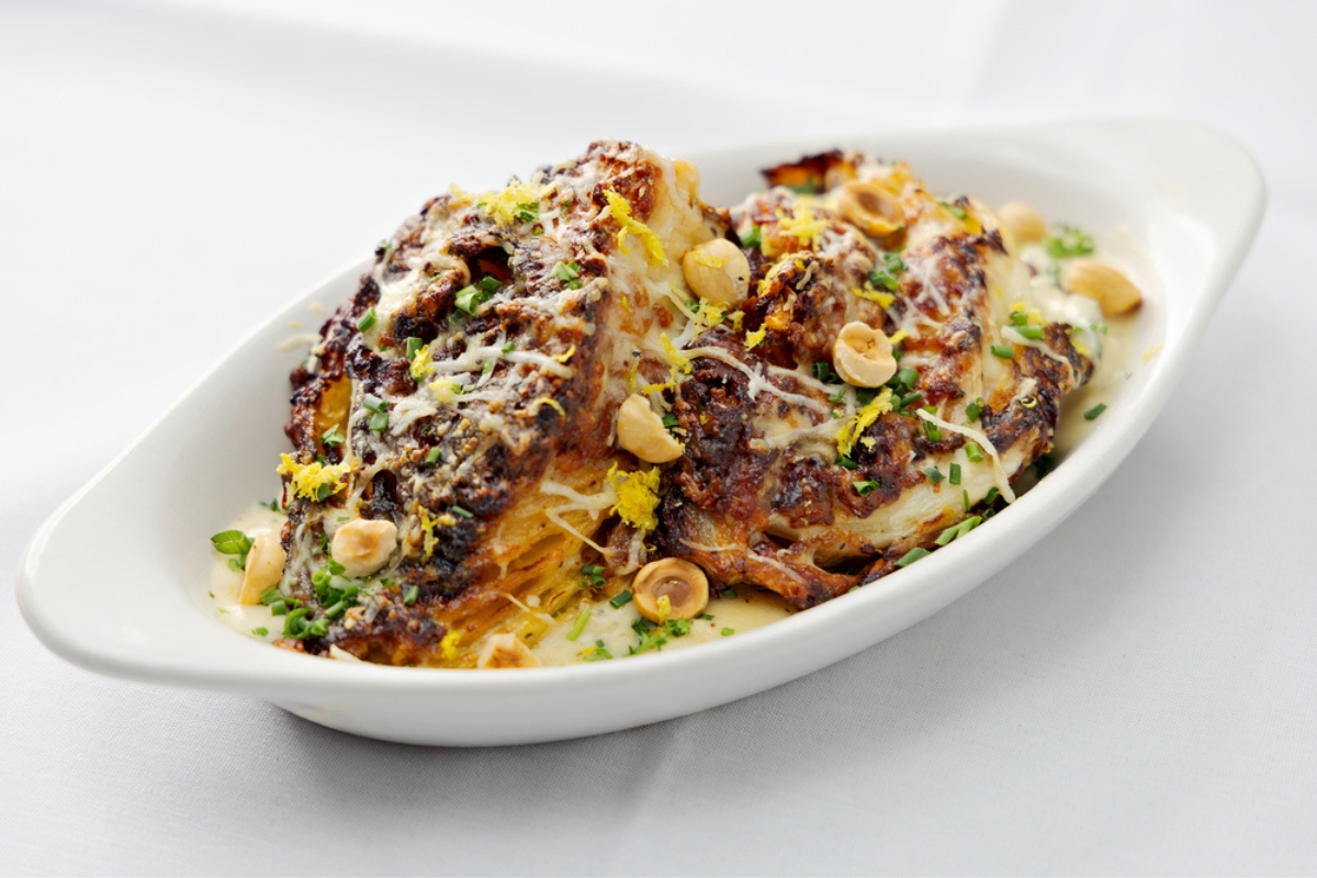 Cheesy Roasted Cabbage Wedges