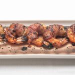 BBQ Bacon-Wrapped Cedar Plank Shrimp