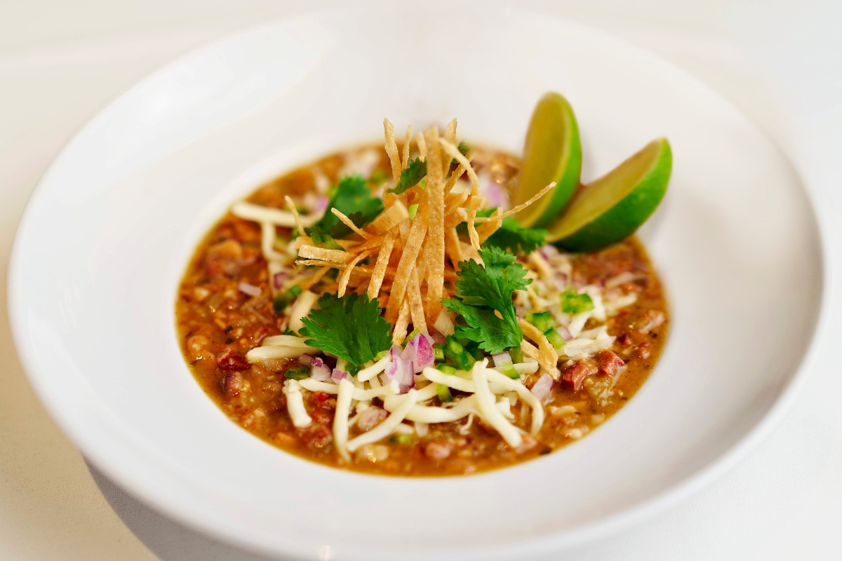 Seasonal Soup: White Bean Pork Chili